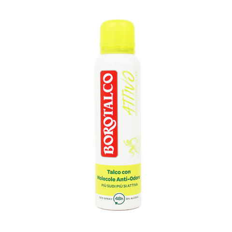 Borotalco Deodorante Attivo Cedro e Lime 48h 150 Ml Spray