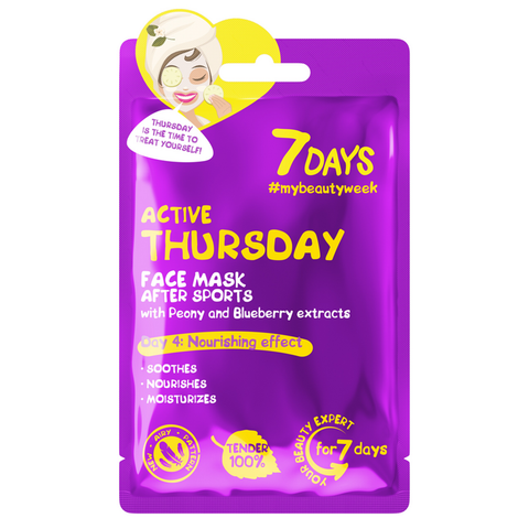 7 Days Maschera Viso Active Thursday 28g