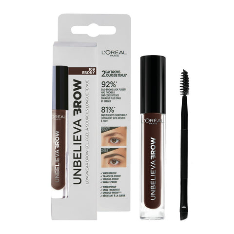 L'Oréal Paris Unbelieva Brow Gel 109 Ebony
