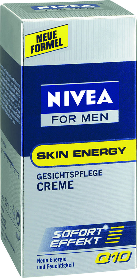 Nivea Men Skin Energy Crema Idratante Caffeine 100% 50 Ml