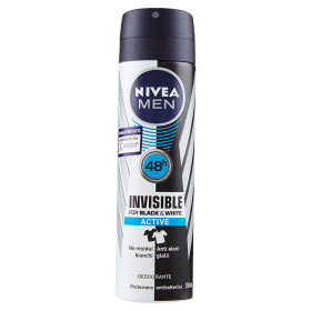 Nivea Men Deodorante Black & White Invisible Active 150 Ml