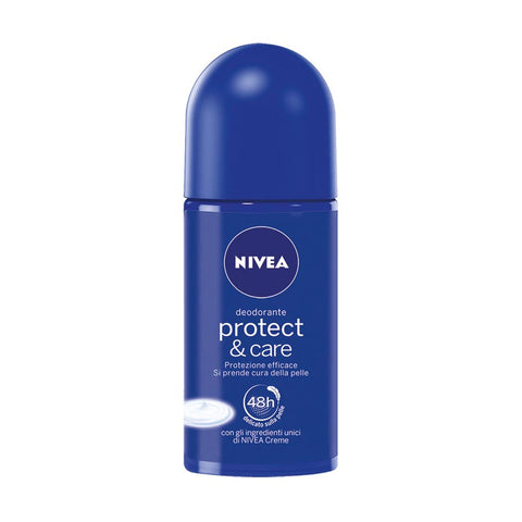 Nivea Deodorante Protect & Care 48H Rool On 50 Ml Donna