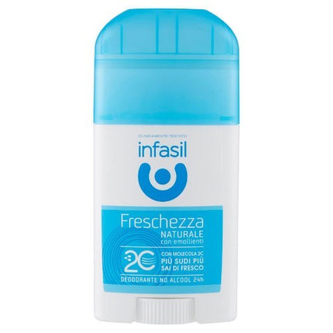 Infasil Deodorante Stick Freschezza Naturale 40 Ml