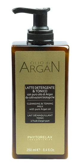 Phytorelax Olio Argan Latte Detergente & Tonico 250 Ml