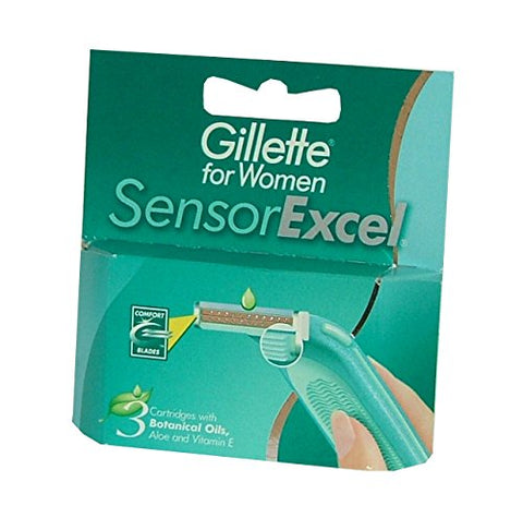 Gillette Sensor Excel For Woman Lame di Ricambio 5 Pz