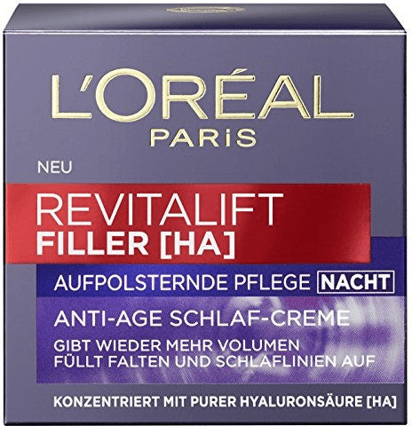 L'Oréal Paris Revitalift Filler Crema Viso Notte 50 Ml