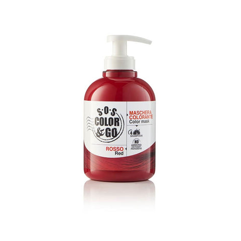 S.O.S. Color & Go Maschera Colorante Rosso 300 Ml
