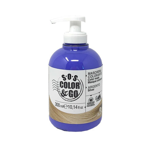 S.O.S Color & Go Maschera Colorante Argento 300 Ml