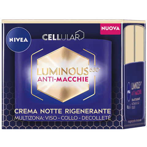 Nivea Cellular Luminous 630 Antimacchie Crema Notte 50 Ml