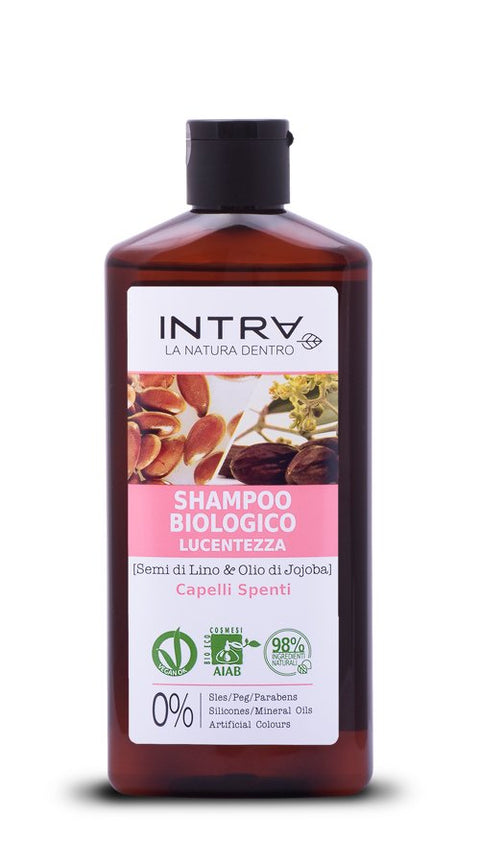 Intra Shampoo Biologico Semi Di Lino & Jojoba 250 Ml