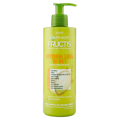 Garnier Fructis Hidra Liss 10 in 1 Senza Risciaquo 400 Ml