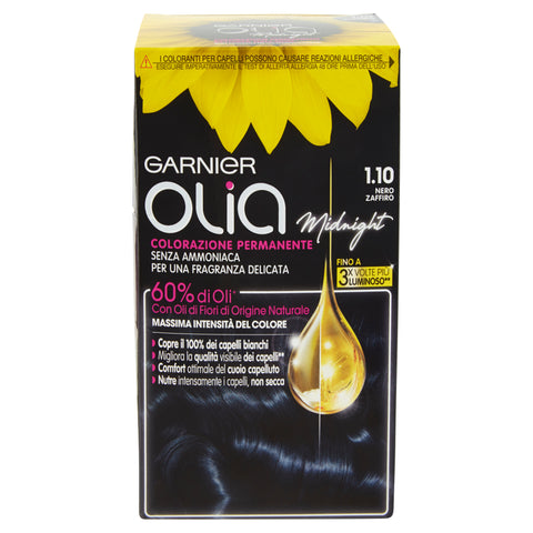 Garnier Olia Colorazione 1.10 Nero Zaffiro