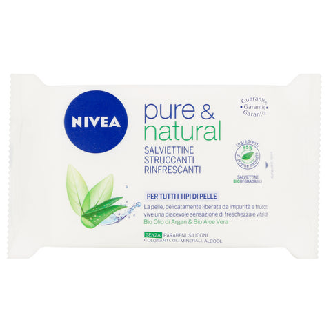 Nivea Salviettine Struccanti Pelli Normali e Miste 25 Pz