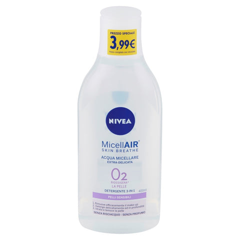 Nivea Acqua Micellare 5 In 1 Viso-Occhi-Labbra 400 Ml