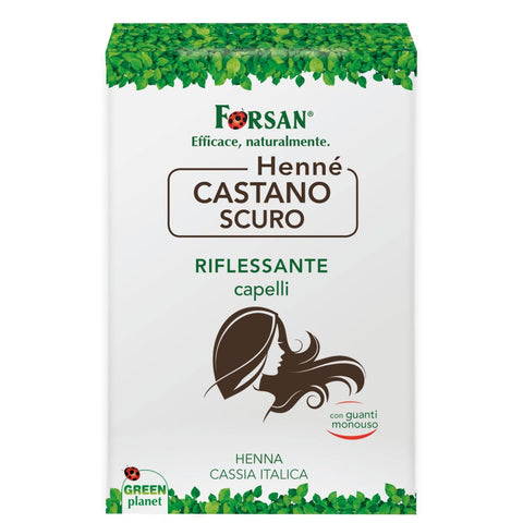 Forsan Hennè Castano Scuro Riflessante Capelli 100 g
