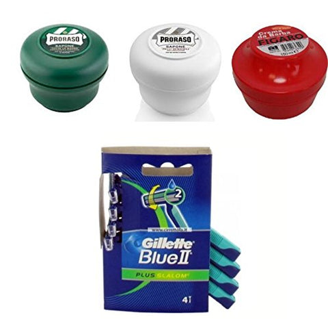 Gillette Blue II Plus Slalom Rasoio Usa E Getta 4 Pz