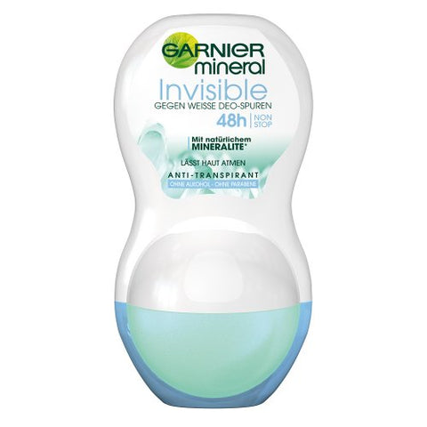 Garnier Mineral Deodorante Rool'On Invisible 50 Ml