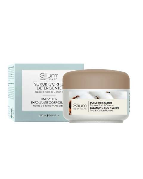 Silium Cleansing Body Scrub Talco e Fiori Di Cotone 250 Ml