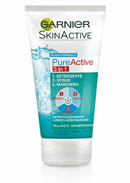 Garnier Pure Active Gel Detergente Esfoliante 150 Ml