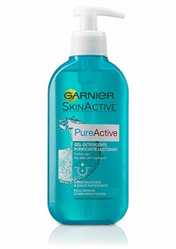 Garnier Skin Active Pure Active Gel Detergente 200 Ml