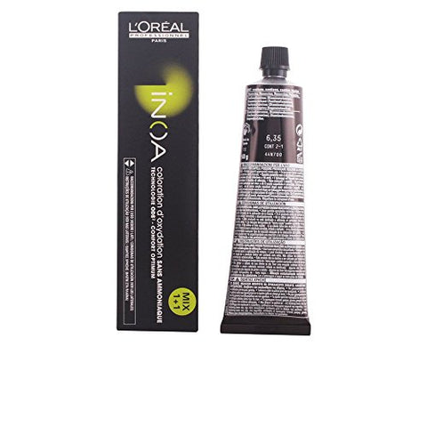 L'Oréal Inoa Biondo Scuro Dorato Mogano 6.35 Tubo 60 Ml