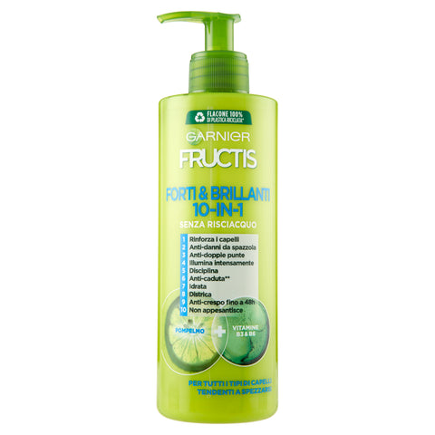 Garnier Fructis Trattamento 10 in 1 Forti & Brillanti 400 Ml