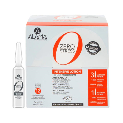 Alama Zero Stress Fiale Per Capelli Anti-Caduta 12 x 6 Ml