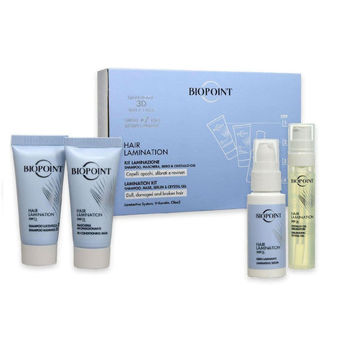 Biopoint Hair Lamination Kit Laminazione Lucentezza 3D