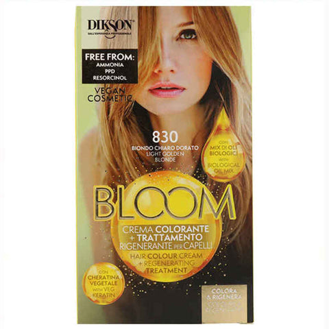 Dikson Bloom Crema Colorante 830 Biondo Chiaro Dorato