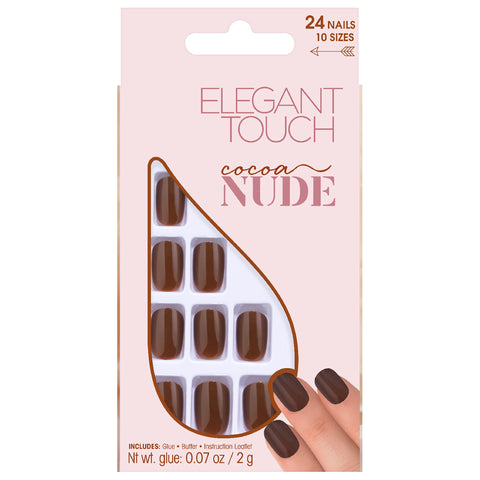 Elegant Touch French Nails Cocoa