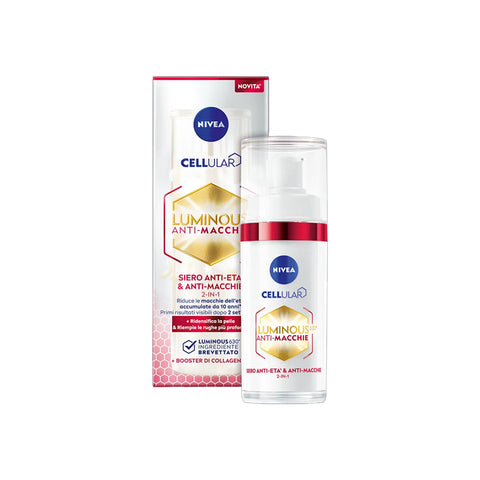 Nivea Siero Viso Cellular Luminous Anti-Macchie & Anti-Età 30 Ml