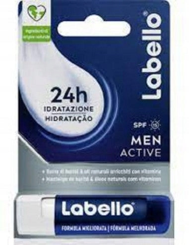 Labello Men Active Balsamo Labbra Idratante 24h