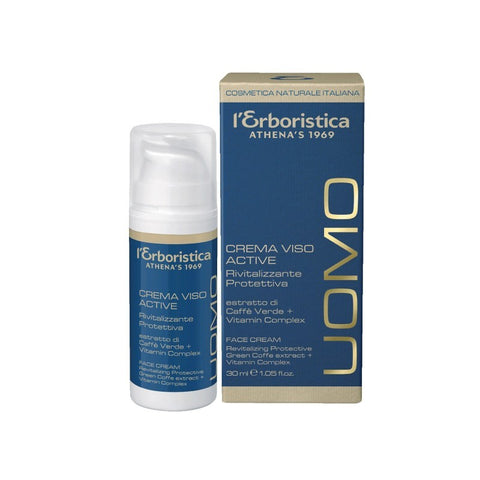 Athena's Erboristica Crema Viso Active Rivitalizzante Uomo 50 Ml