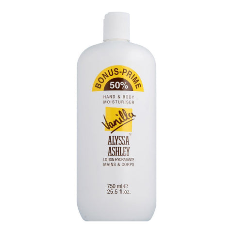 Alyssa Ashley Vanilla Lotion Hydratante Mains & Corps 750 Ml