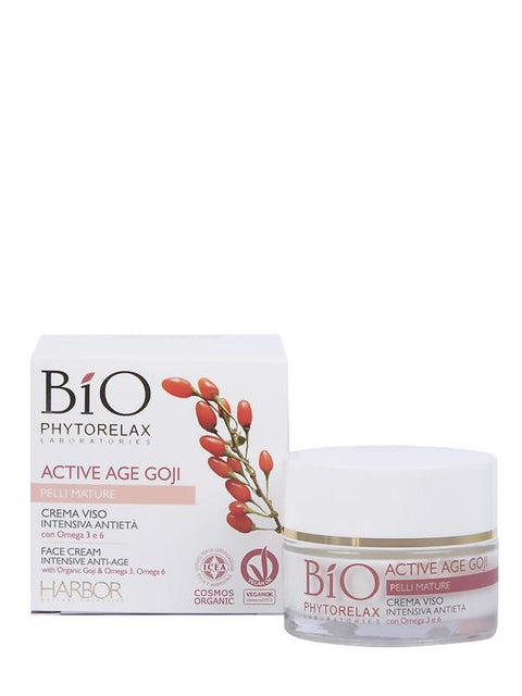 Phytorelax Active Age Goji Crema Viso Antietà 50 Ml