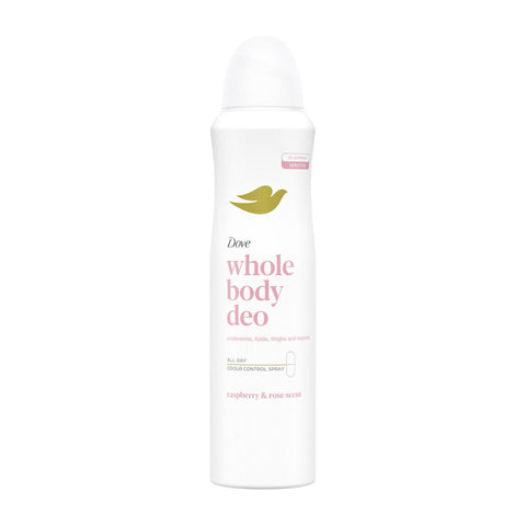 Dove Deodorante Whole Body Raspberry & Rose Scent 150 Ml