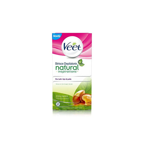 Veet Strisce Depilatorie Corpo Argan 16 Pz