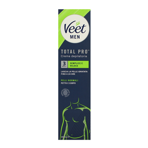 Veet Men Crema Depilatoria Uomo Pelli Normali 200 Ml