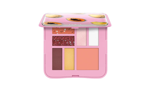 Pupa Palette S Tropical 007 Pink Papaya palette multifinish occhi e viso