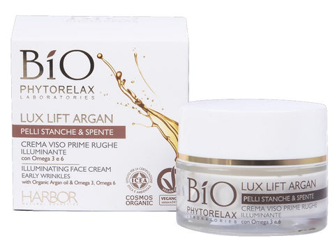 Phytorelax Lux Lift Argan Crema Viso Prime Rughe 50 Ml