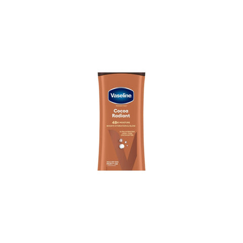 Vaseline Intensive Care Cocoa Radiant latte corpo al burro di cacao flacone 400 ml