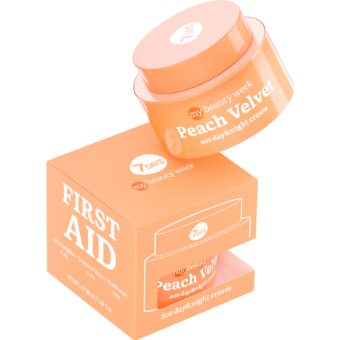 7 Days Crema Viso SOS Peach Velvet 50 Ml