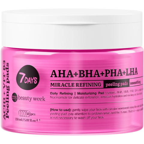 7 Days Peeling Pad Viso Miracoloso 50pz 150ml