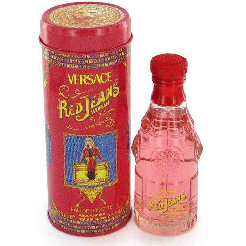 Versace Red Jeans Woman Eau De Toilette 75 Ml