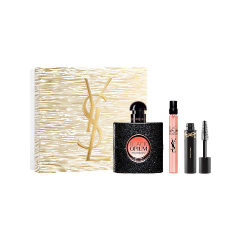 Yves Saint Laurent cofanetto Black Opium Eau de Parfum 50 ml, 10 ml e latte corpo 50 ml