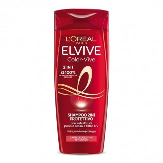 L'Oréal Paris Elvive Shampoo 2 In 1 Color-Vive 250 Ml