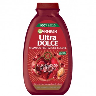 Garnier Ultra Dolce Shampoo Olio Di Argan & Mirtillo Rosso 400Ml