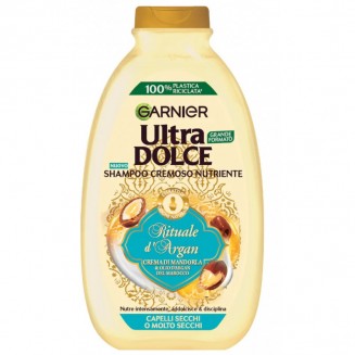 Garnier Ultra Dolce Shampoo Rituale Argan Capelli Secchi 400 Ml