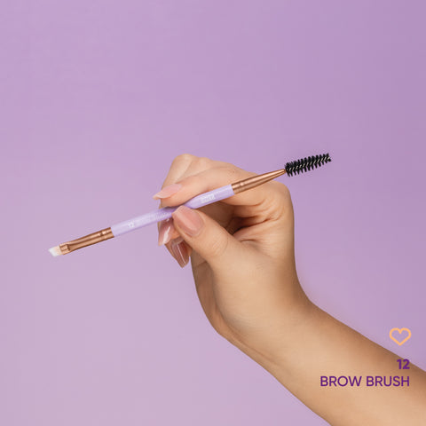 12 Brow Brush Pennello Sopracciglia