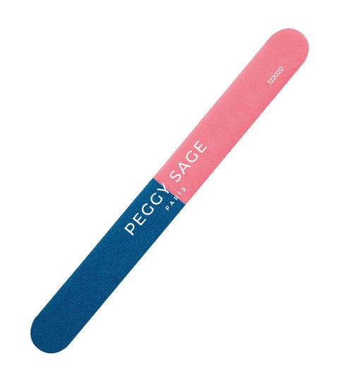 Peggy Sage lima levigante unghie 4 facce blu rosa bianco grigio